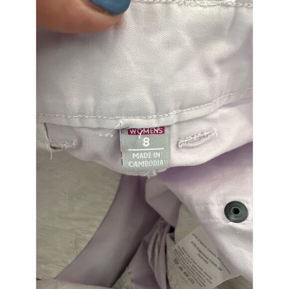 Stio Women's Rivet Twill Carpenter Pant Size 8 Lavender NWT Organic Cotton - Picture 7 of 7